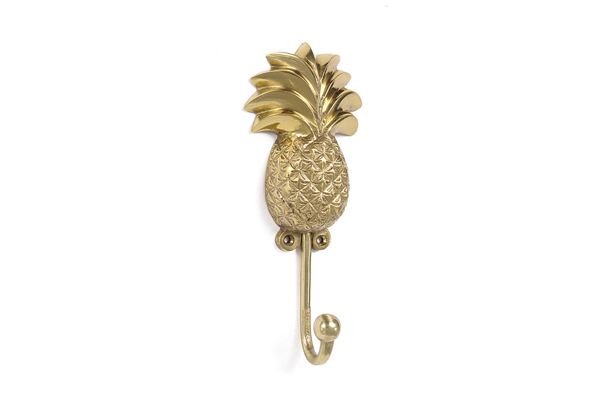Pineapple Brass hook