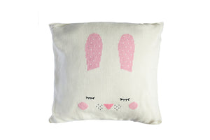Knitted / Linen Cushion Bunny