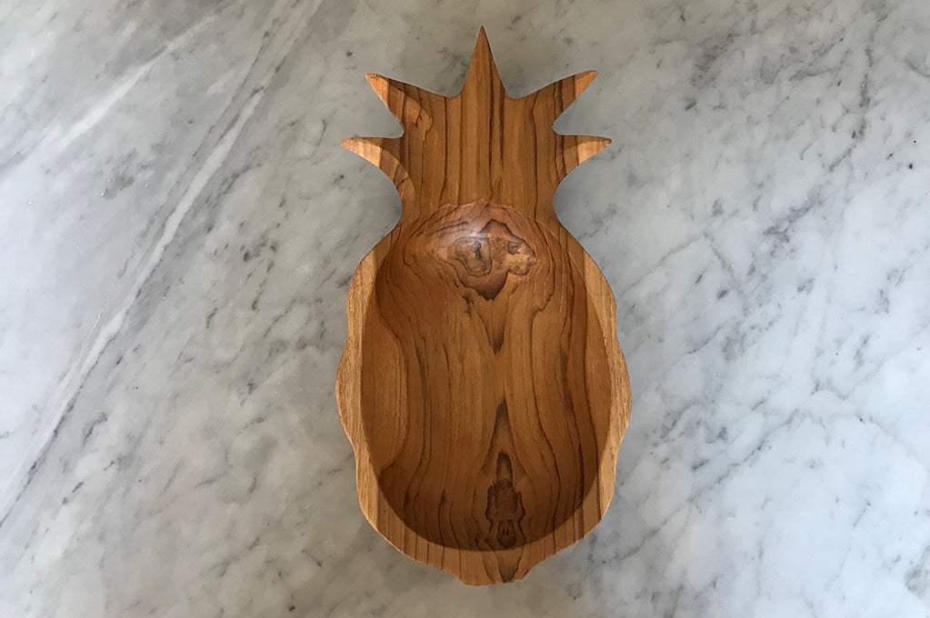 Wood Pineapple Cutting and Cheese Board