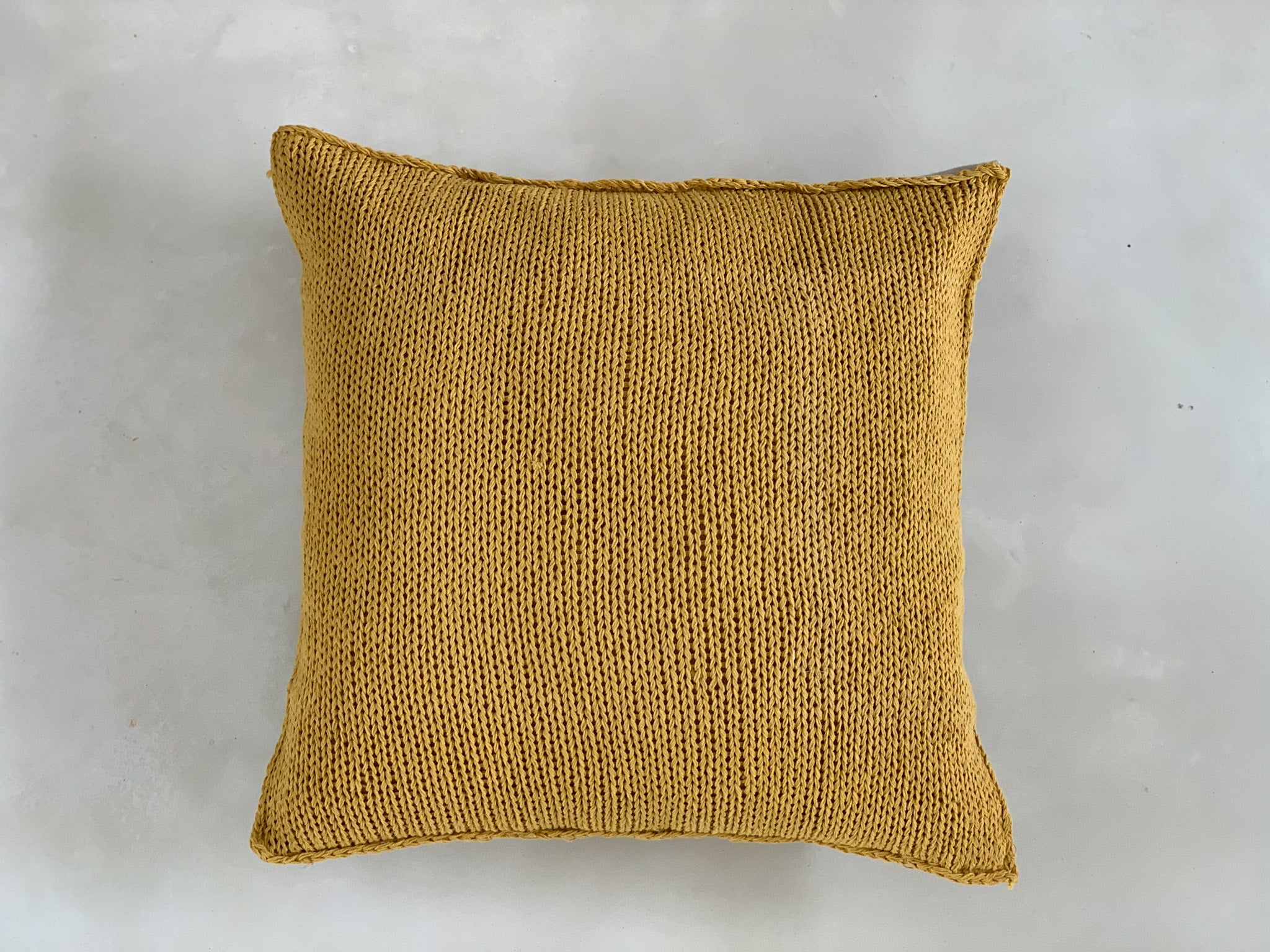 Knitted Linen Cushion