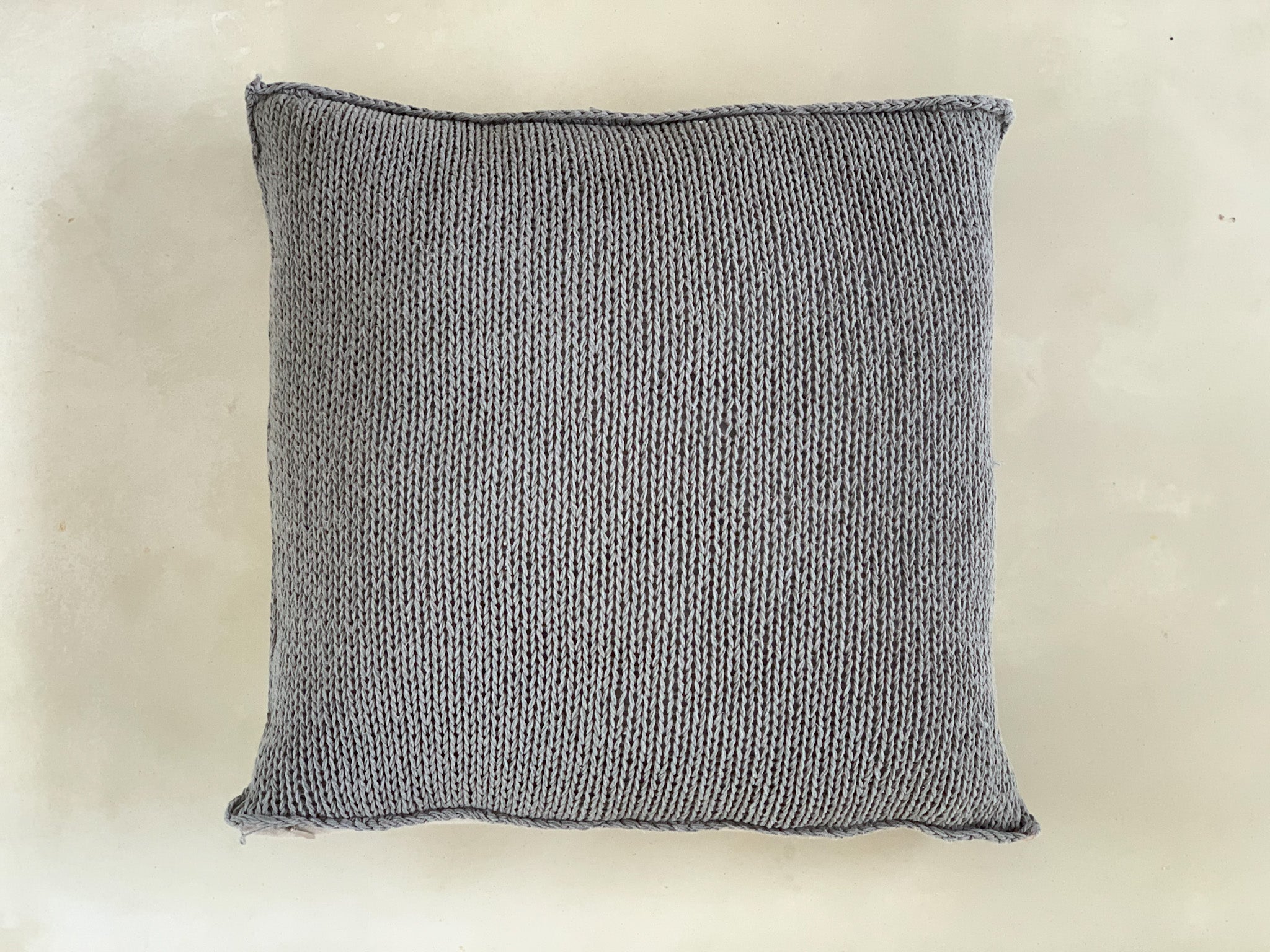 Knitted Linen Cushion
